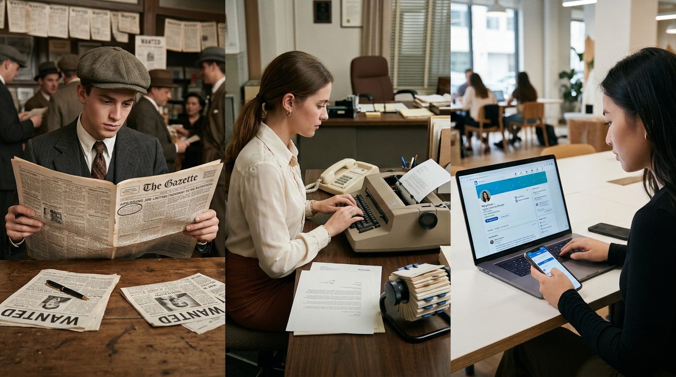 How the Job Search Looked 20, 50 and 100 Years Ago